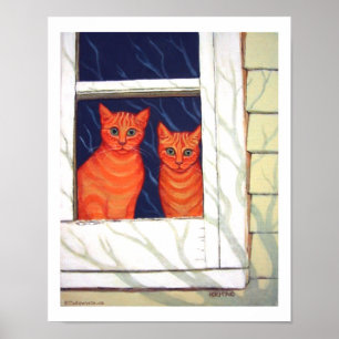 Póster TheSuperiorCat - interior que olha para fora