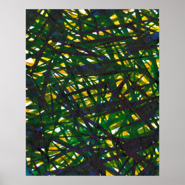 Poster Thicket Verde II (Frente)