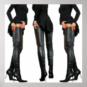 Póster Thigh High Boot Models