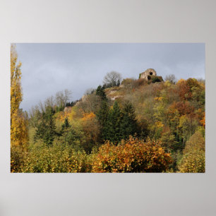Poster Thin Autumn, Alsace, França