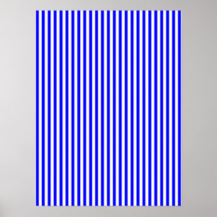 Póster Thin Blue Stripes