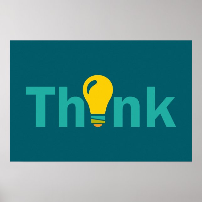 Poster Think (Frente)