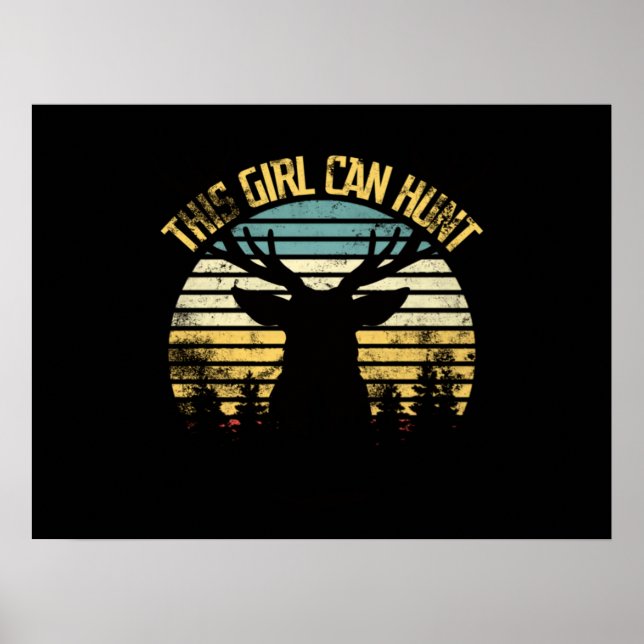 Poster This Girl Can Hunt Classic (Frente)