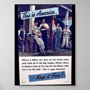 Póster This Is America Keep It Free!
