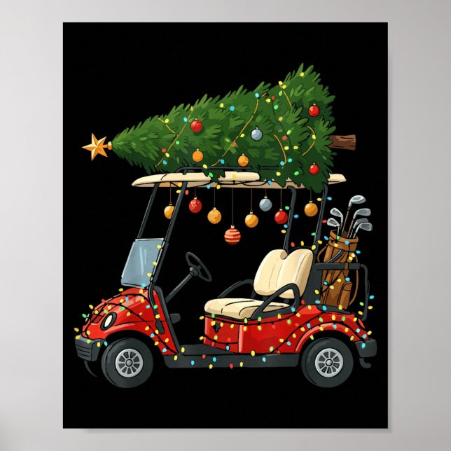 Poster This Is How I Roll Golf Cart Christmas Funny Srt G (Frente)