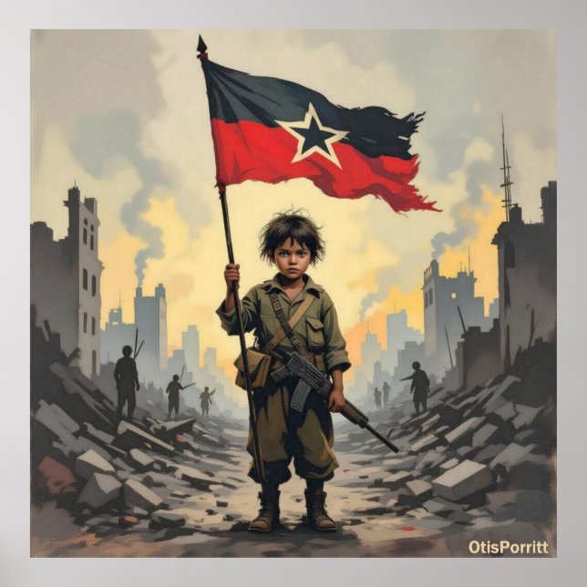 POSTER THIS WAR WILL NEVER END (Frente)