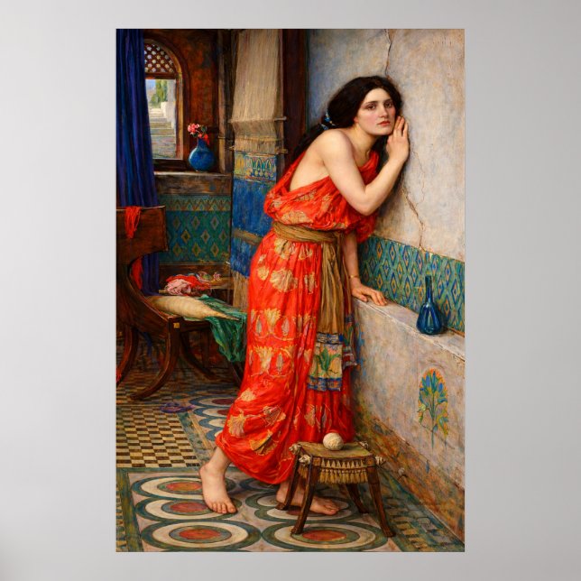 Poster Thisbe por John William Waterhouse (Frente)