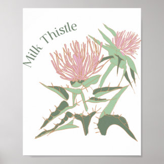 Poster Thistle de Leite