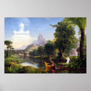 Poster Thomas Cole, a Viagem da Juventude da Vida