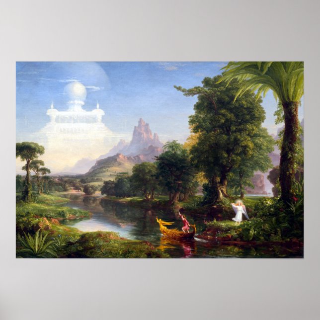Poster Thomas Cole, a Viagem da Juventude da Vida (Frente)