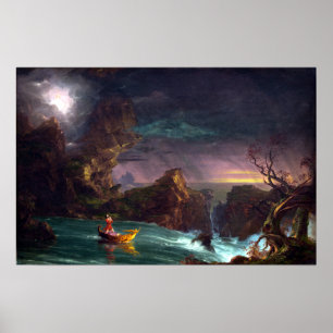 Poster Thomas Cole, a Viagem da Vida Humana