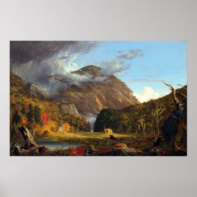 Poster Thomas Cole A View of Mountain Pass (Frente)