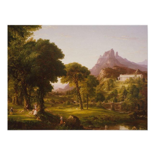 Póster Thomas Cole Dream of Arcadia (Frente)