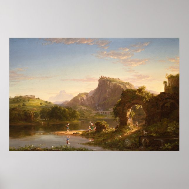 Poster Thomas Cole L'Allegro (Frente)