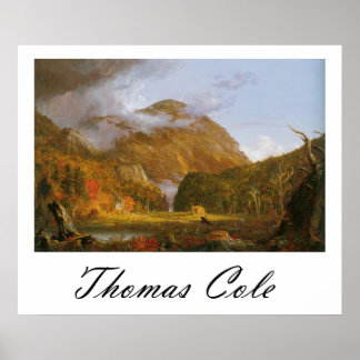 Póster Thomas Cole Notch das Montanhas Brancas