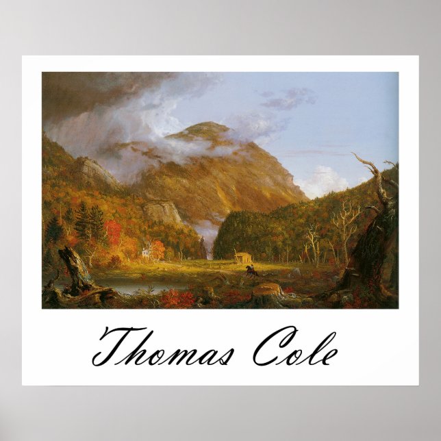 Póster Thomas Cole Notch das Montanhas Brancas (Frente)