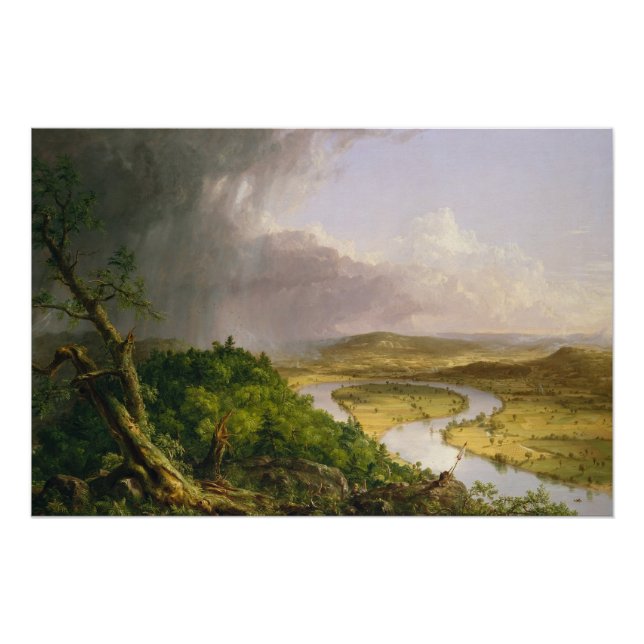 Póster Thomas Cole O Oxbow Rio Connecticut (Frente)