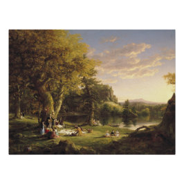 Póster Thomas Cole O Pic-Nic