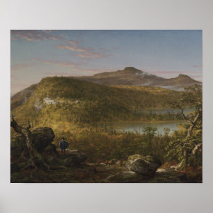 Póster Thomas Cole - Uma visão dos dois lagos e da monta