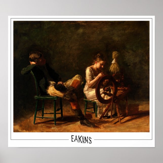 Poster Thomas Eakins Zedign Cartaz de Arte #21 (Frente)
