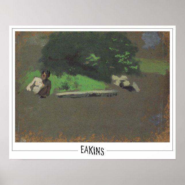 Poster Thomas Eakins Zedign Cartaz de Arte #376 (Frente)