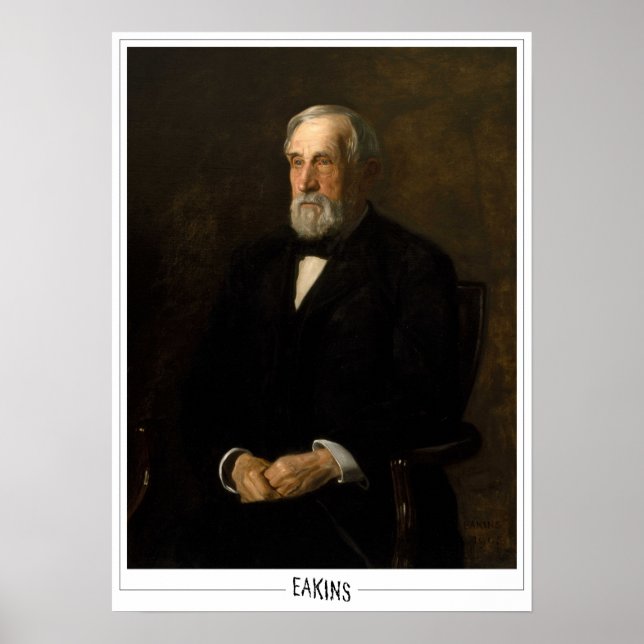 Poster Thomas Eakins Zedign Cartaz de Arte #4 (Frente)