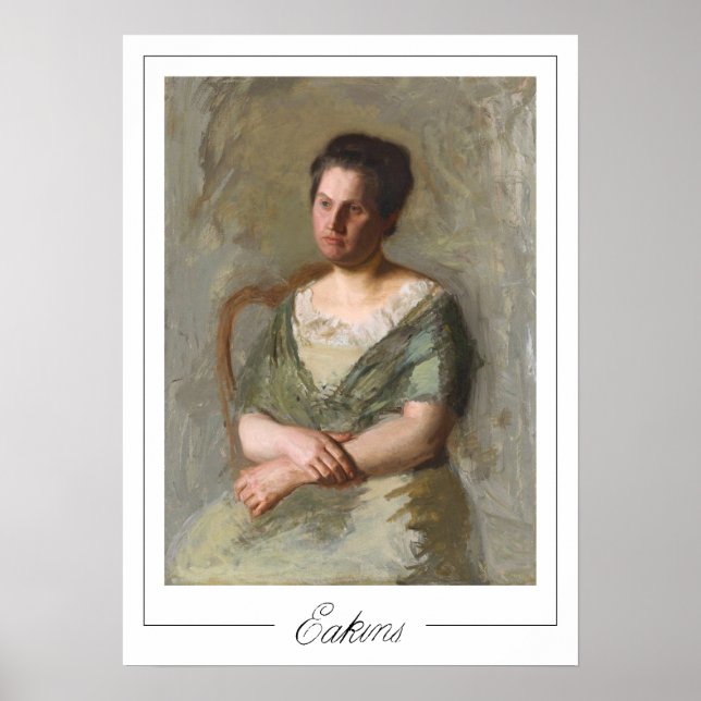 Poster Thomas Eakins Zedign Cartaz de Arte #69 (Frente)