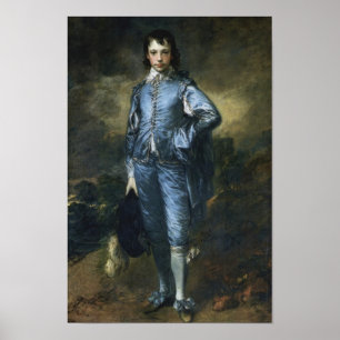 Poster Thomas Gainsborough - azul de Little Boy