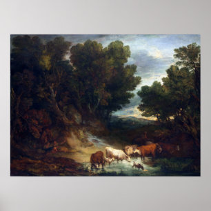 Poster Thomas Gainsborough O Local De Água