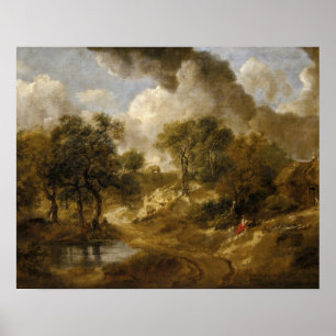 Póster Thomas Gainsborough - Paisagem em Suffolk
