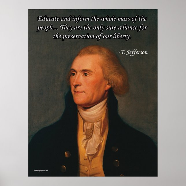 Poster Thomas Jefferson (Frente)