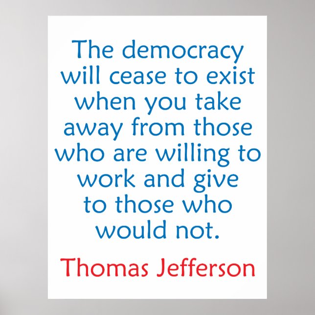 Poster Thomas Jefferson #2 (Frente)