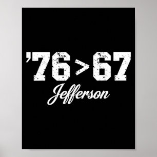 Poster Thomas Jefferson 76 67 Autoevidente Faça História