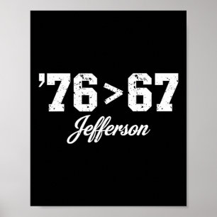 Poster Thomas Jefferson 76 67 Evidente por si só Faça His
