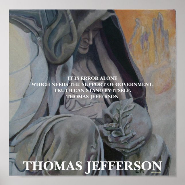 Poster Thomas Jefferson - Verdade (Frente)