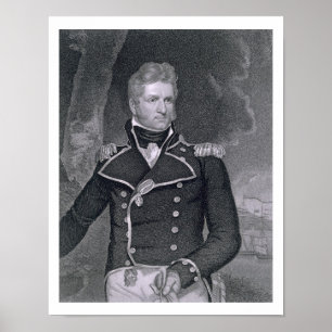 Poster Thomas Macdonough (1783-1825) gravado por John B.