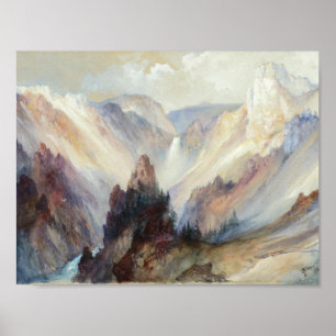 Poster Thomas Moran, o Grand Canyon do Yellowstone