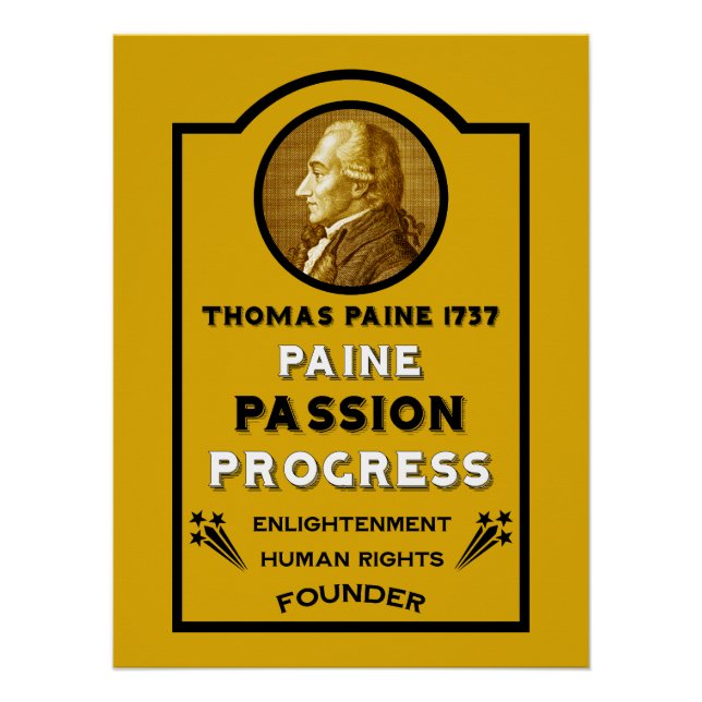Póster Thomas Paine (Frente)