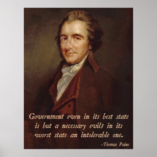 Póster Thomas Paine (Frente)