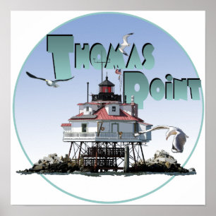 Poster Thomas Point Lighthouse