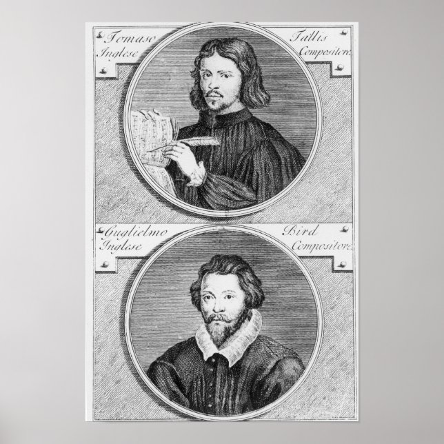 Póster Thomas Tallis e William Byrd (Frente)