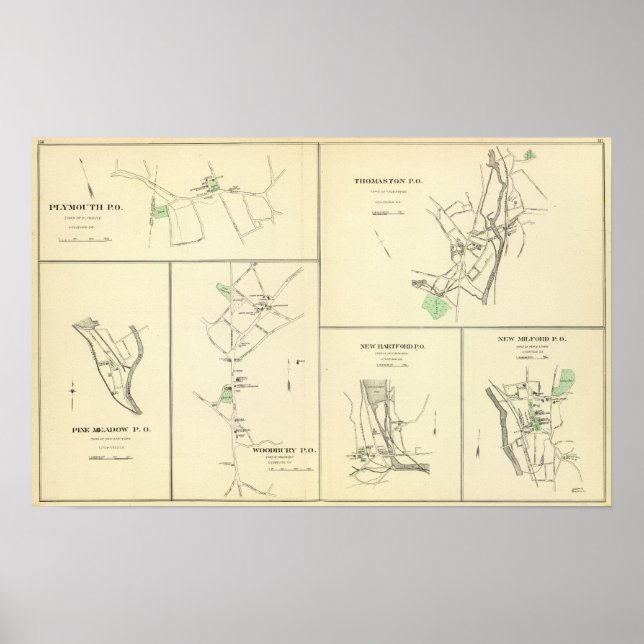 Poster Thomaston PO (Frente)