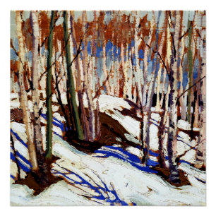 Póster Thomson - Early Primavera, Canoe Lake