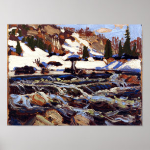 Poster Thomson - Os Rapids, pintura de arte
