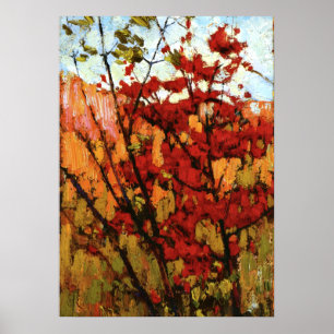 Póster Thomson - Soft Maple no outono