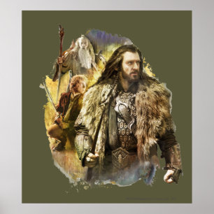 Poster THORIN OAKENSHIELD™, BILBO BAGGINS™, Gandalf