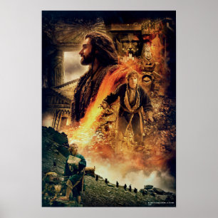 Poster THORIN OAKENSHIELD™ e BILBO BAGGINS™ em Erebor