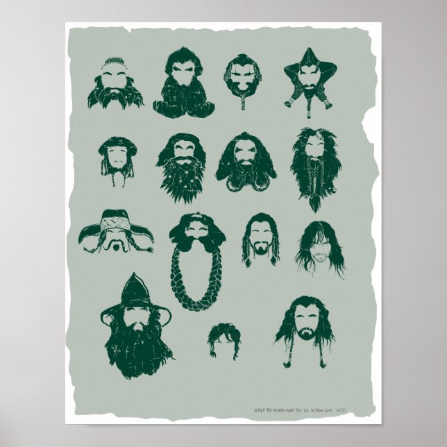 Poster THORIN OAKENSHIELD™ e pelo da empresa (Frente)