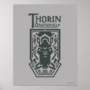 Póster THORIN OAKENSHIELD™ - Símbolo de blindagem