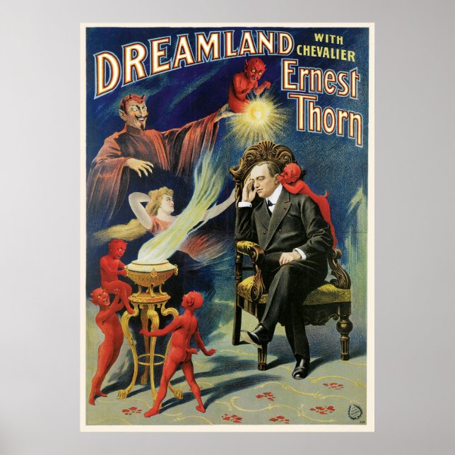 Póster Thorn Magistro ~ Dreamland Vintage Magic Act (Frente)